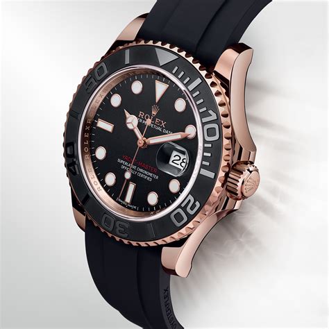 rolex rubber strap yachtmaster.